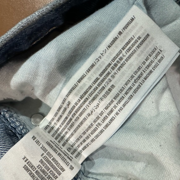 Abercrombie & Fitch 100% Cotton high rise straight leg Distressed jeans 30 x 32 - Picture 10 of 11